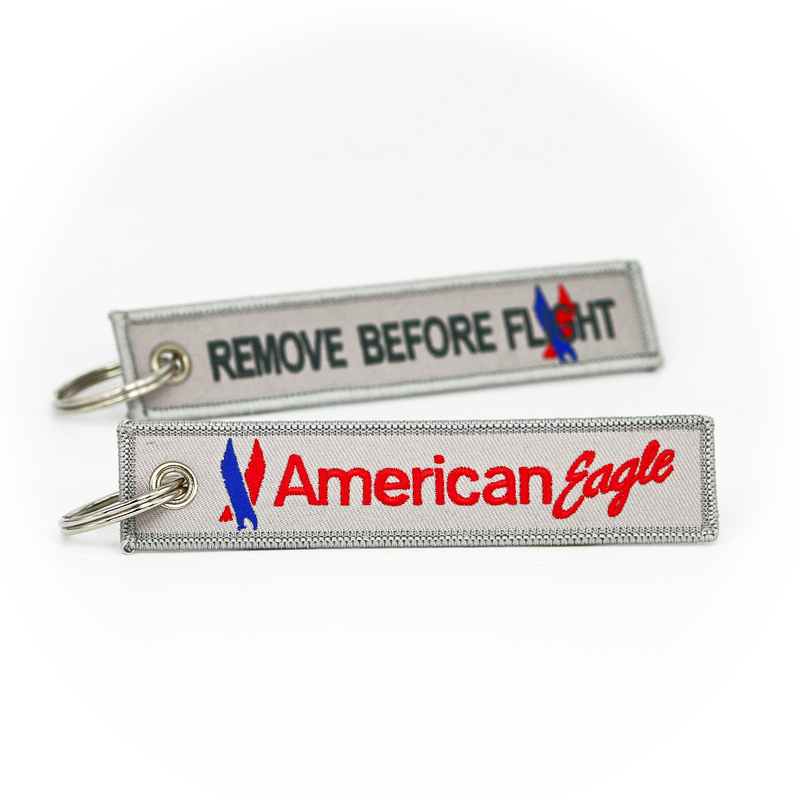 Keyring American Eagle / Remove Before Flight (old logo)