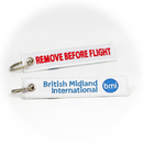Keyring BMI British Midland International / Remove Before Flight