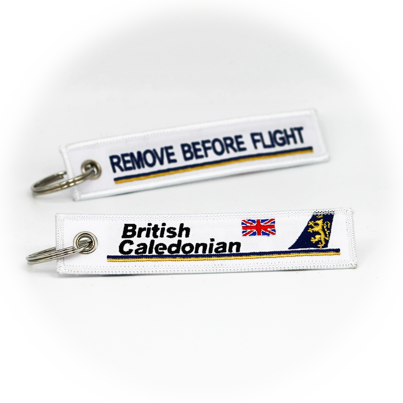 Keyring British Caledonian / Remove Before Flight