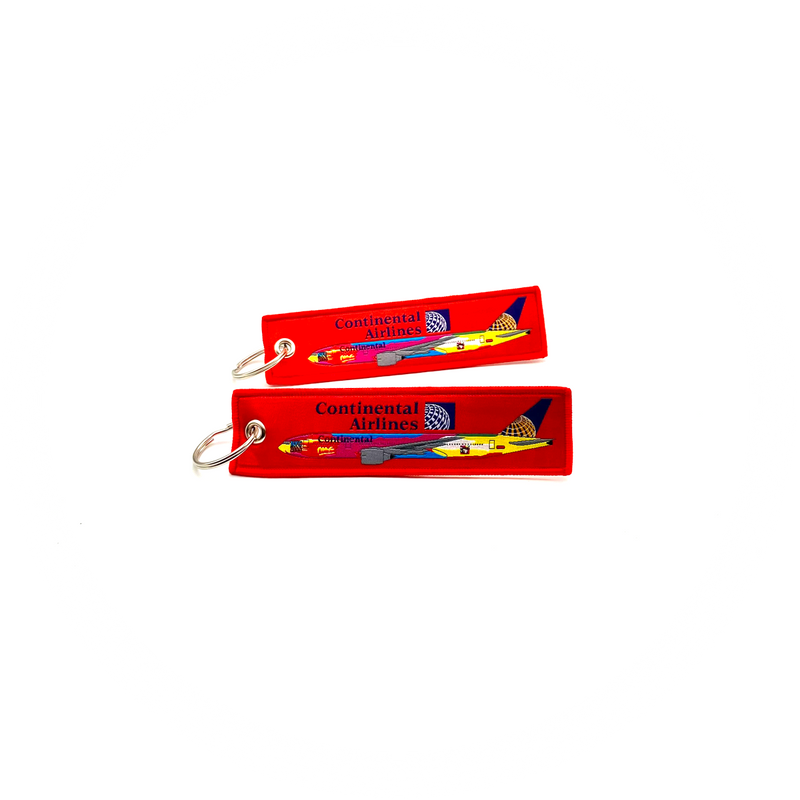 Keyring Continental Airlines Boeing 777 PETER MAX special livery