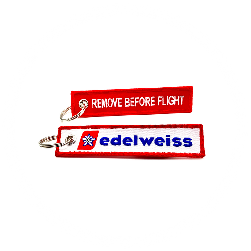 Keyring Edelweiss Air / Remove Before Flight
