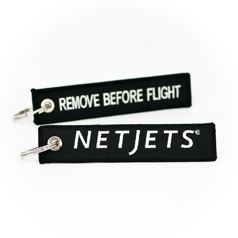 Keyring Netjets / Remove Before Flight