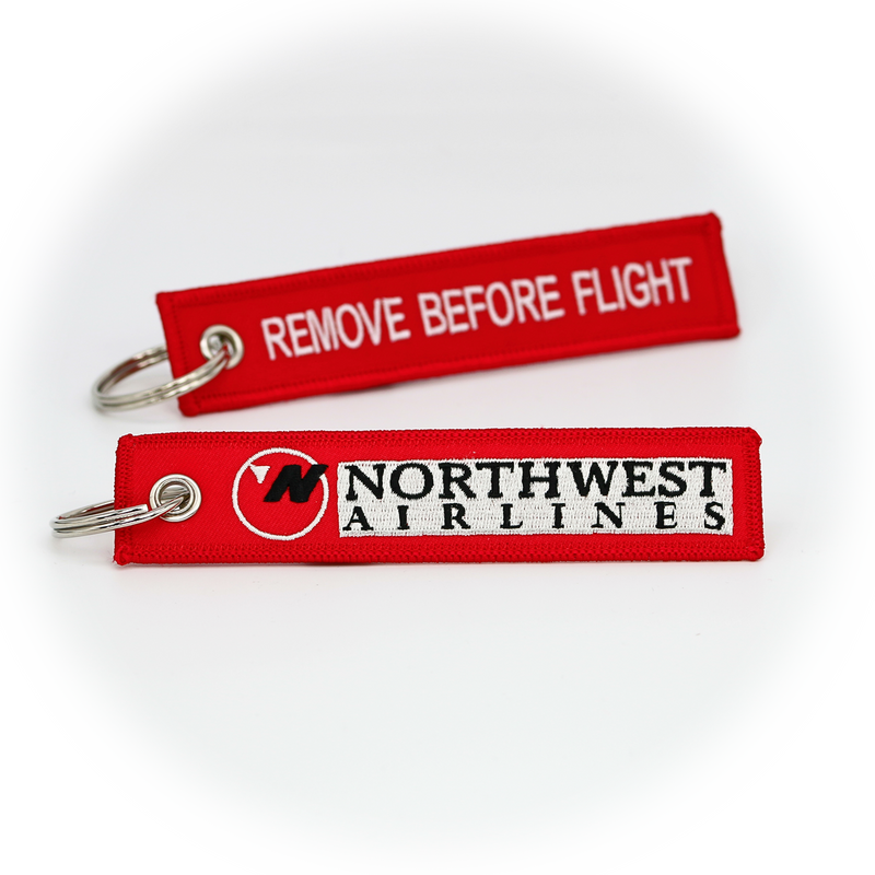 Keyring Northwest Airlines / Remove Before Flight