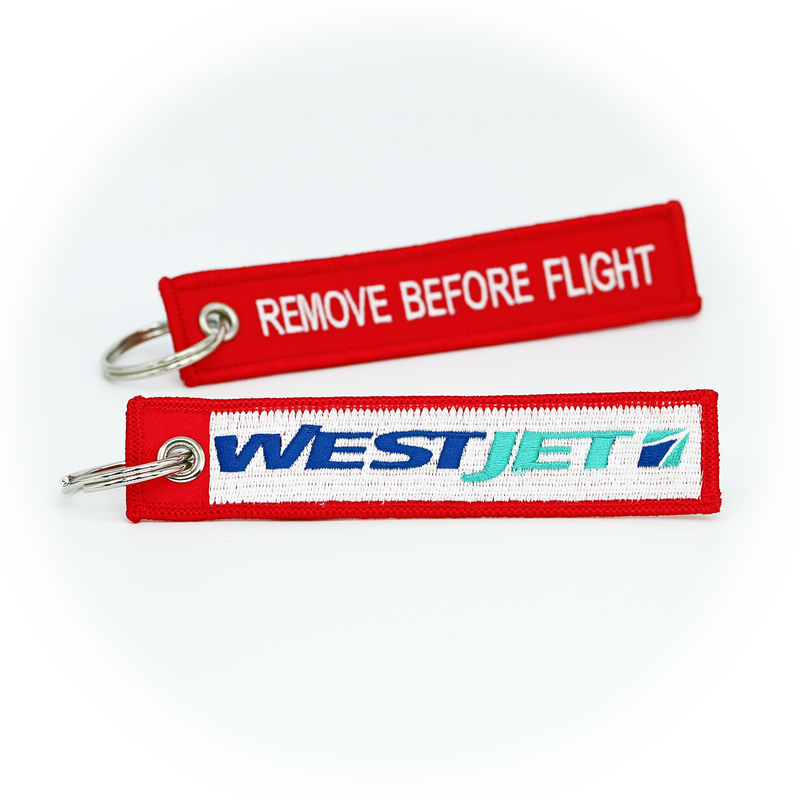 Keyring WestJet Airlines / Remove Before Flight