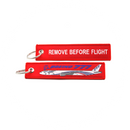 Keyring Boeing 777 "HOUSE COLORS" / Remove Before Flight (woven)