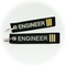 Keyring Engineer 3 Bars (black/gold)