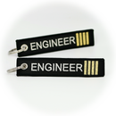 Keyring Engineer 4 Bars (black/gold)