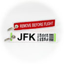 Keyring JFK Airport / Remove Before Flight