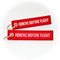 Keyring Remove Before Flight (regular size) - *classic* red