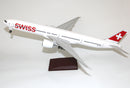SWISS Boeing 777-300ER Desktop model 1:160 with landing gear + Cabin Lights!