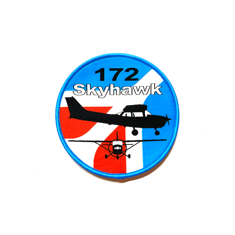 Patch Cessna C172 Skyhawk (light blue)