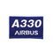 Patch Airbus A330 blue/rectangle