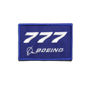 Patch Boeing 777 blue/rectangle