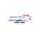 Sticker British Airways A350-1000