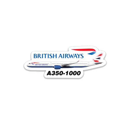 Sticker British Airways A350-1000
