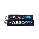 Keyring Airbus A320 NEO Logo (blue)