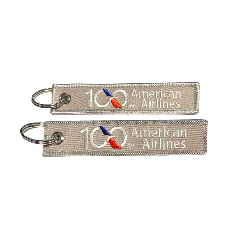 Keyring American Airlines AA Centennial Logo 100 YEARS
