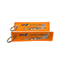Keyring ANA Airways All Nippon Airways Airbus A380 Turtle Honu "Ka La" tag Orange Turtle