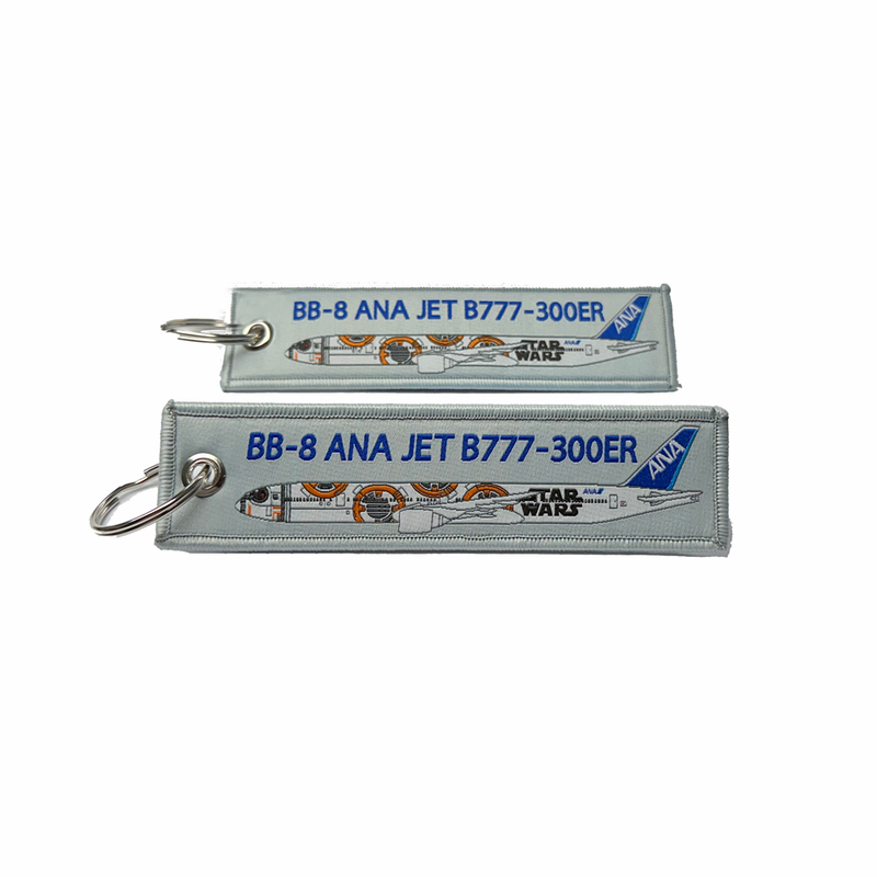 Keyring ANA Airways All Nippon Airways STAR WARS ANA JET BB-8 B777-300ER