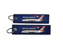 Keyring BA British Airways Airbus A380 tag
