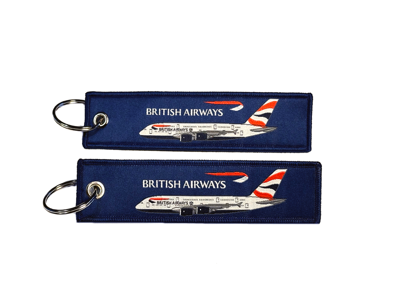 Keyring BA British Airways Airbus A380 tag