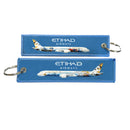 Keyring Etihad Airways Warner Bros Livery Boeing 787 Superman, Tom & Jerry