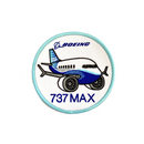 Patch Boeing 737 MAX Chubby Plane (round) / 3 inch version