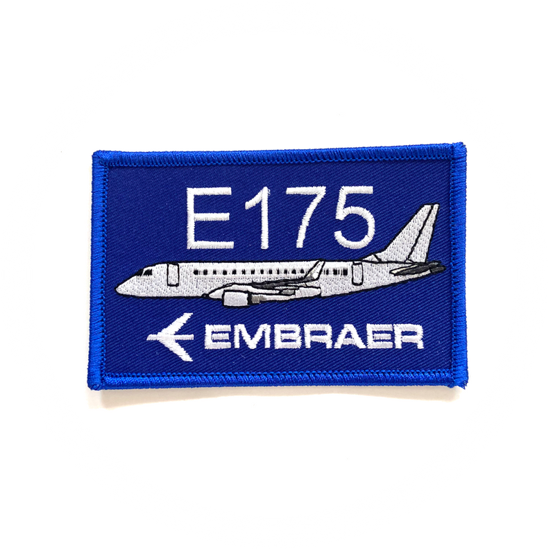 Patch Embraer E175 E-175 blue/rectangle