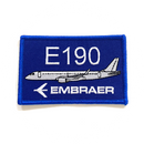 Patch Embraer E190 E-190 blue/rectangle