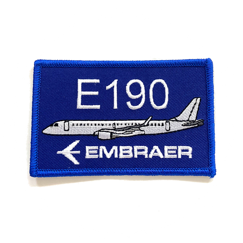 Patch Embraer E190 E-190 blue/rectangle