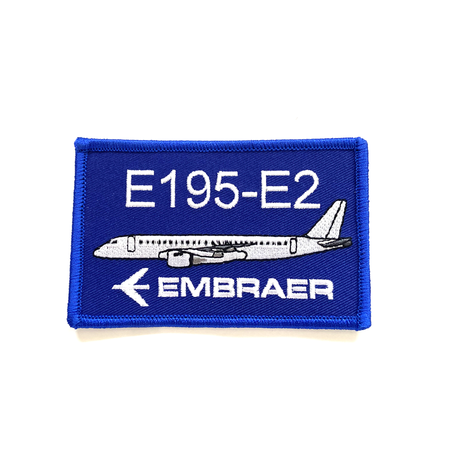 Patch Embraer E195-E2 E-195 E2 blue/rectangle – Gone Flying Store