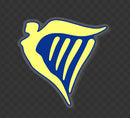 Acrylic Pin Ryanair Harp Logo