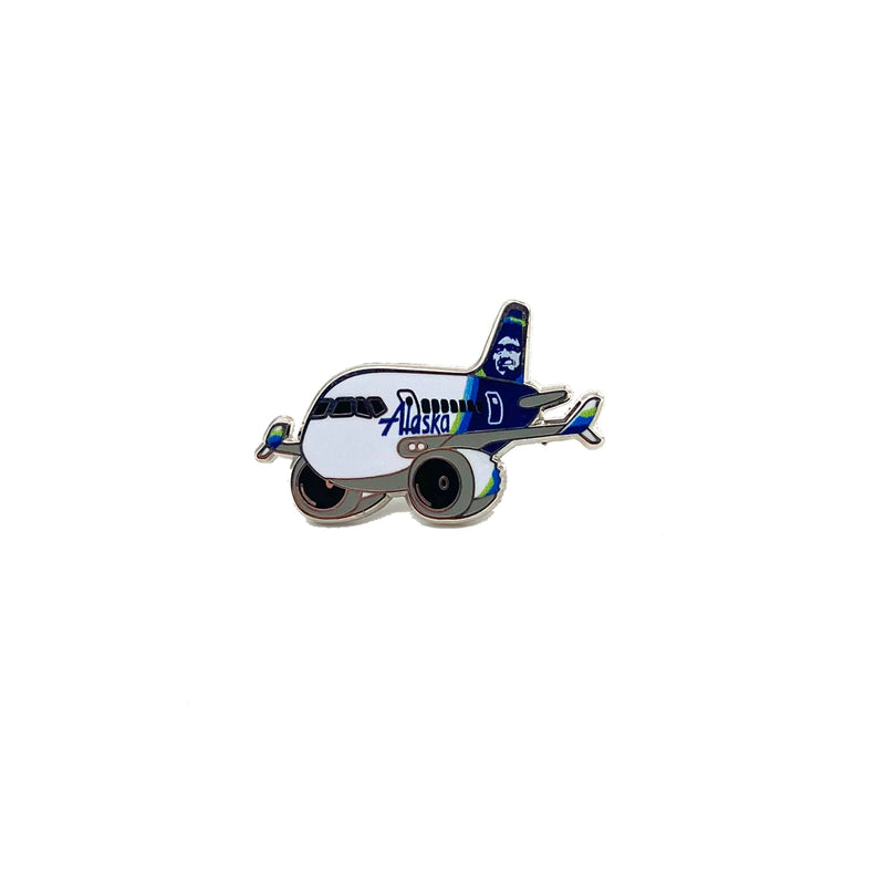 Pin Chubby Plane Alaska Airlines Boeing 737 MAX "chubby plane" / "pludgy plane" B737