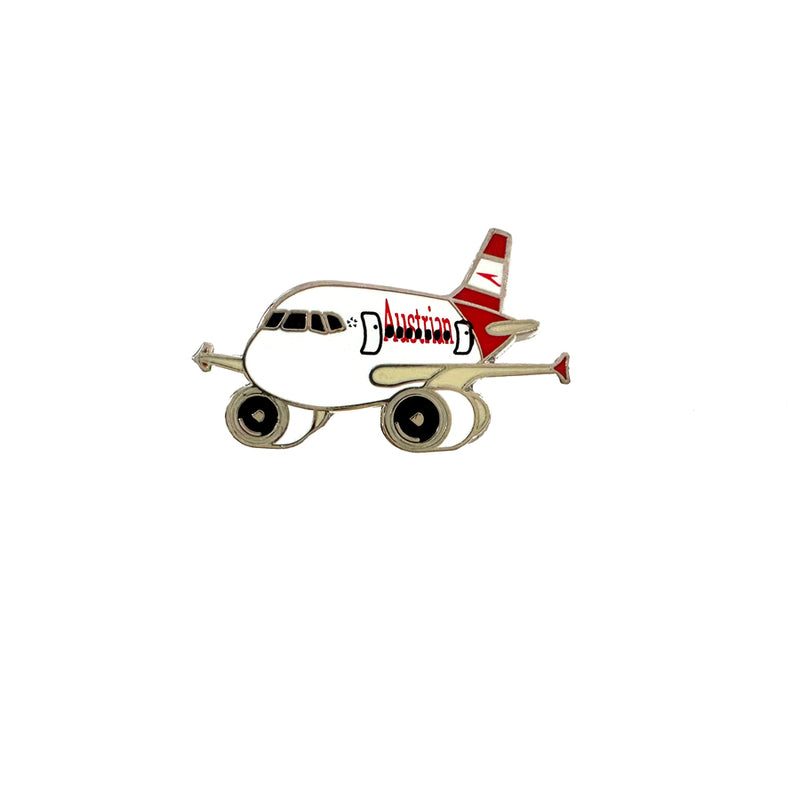 Pin Chubby Austrian Airlines AUA Airbus A320 "chubby plane"