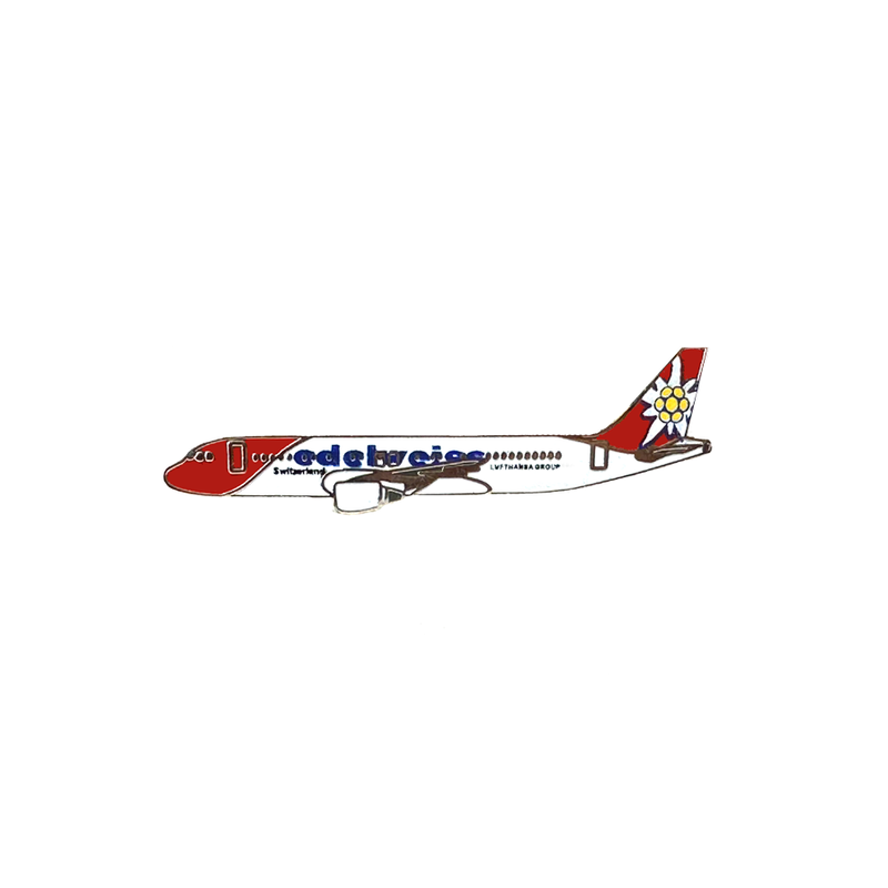 Pin Edelweiss Air Airbus A320 Airplane sideview pin (Airbus 320)