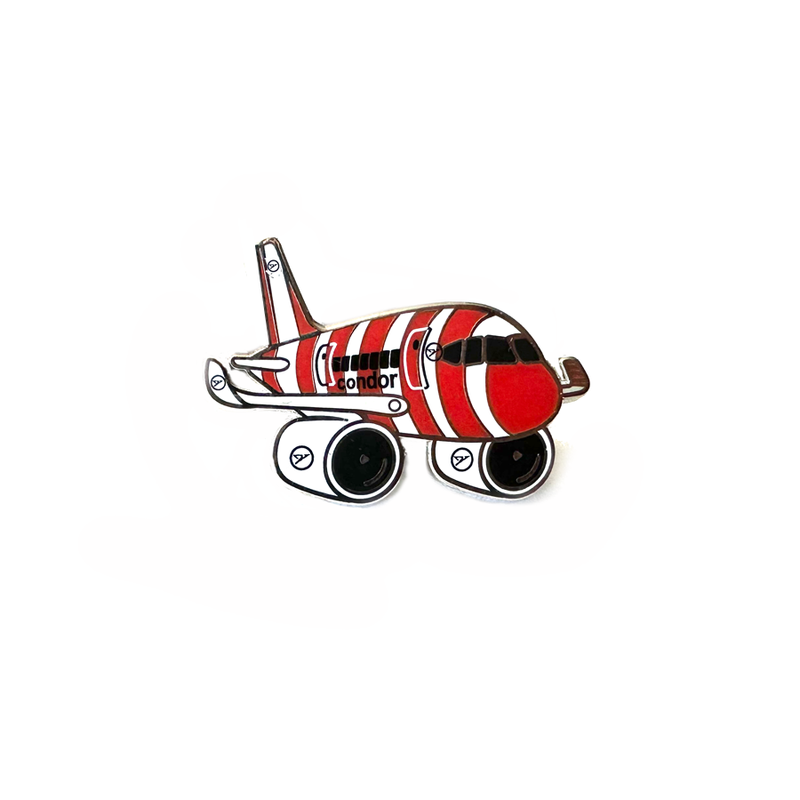 Pin CONDOR Airlines Boeing 757-300 Red Stripe Passion "chubby plane" / "pudgy plane"