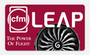 Sticker CFM LEAP Airplane Engines "The Power of Flight"