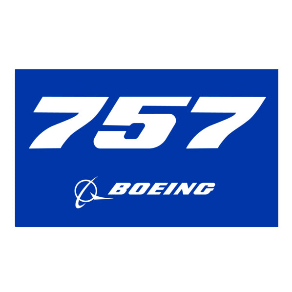 Sticker Boeing classic style Boeing 757