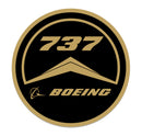 Sticker Boeing vintage style Boeing 737