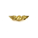 Wing Pin Boeing 767 gold