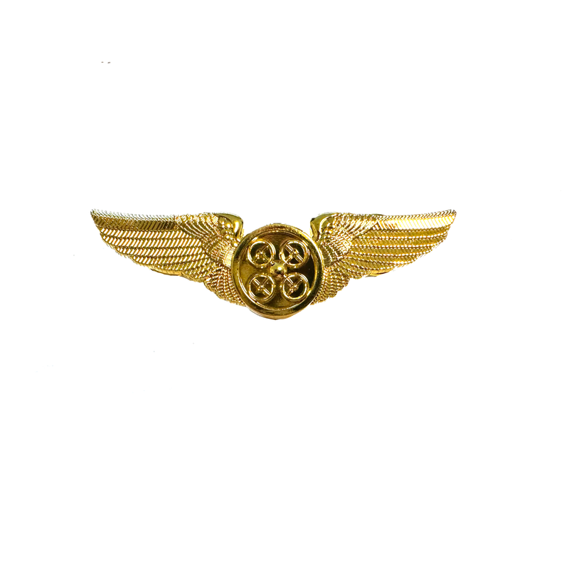 Drone Pilot Wings (Pilot Wing Pin) 3-inch