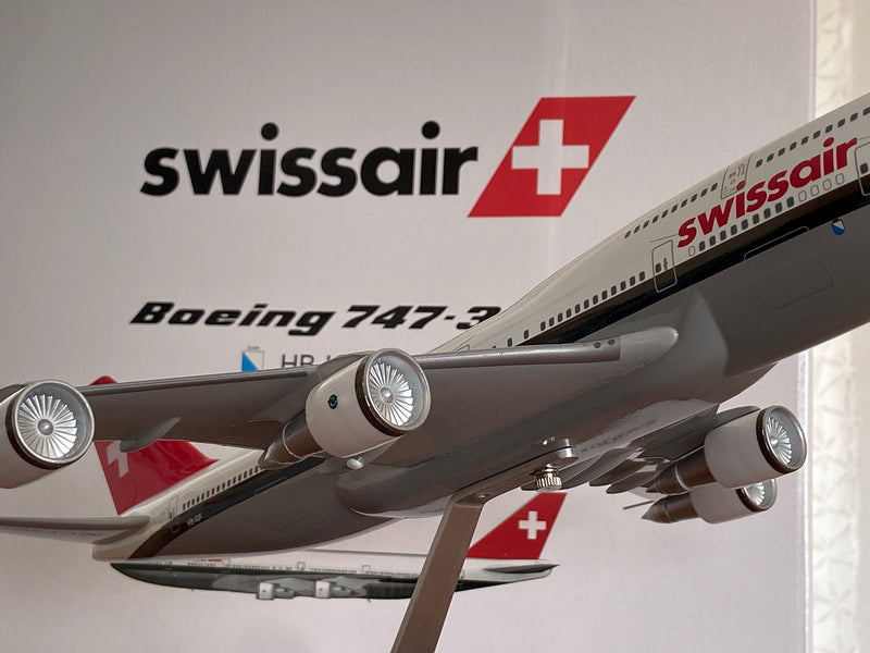 SWISSAIR Boeing 747 Desktop Model HB-IGF "ZÜRICH"