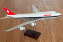 SWISSAIR Boeing 747 Desktop Model HB-IGF "ZÜRICH"