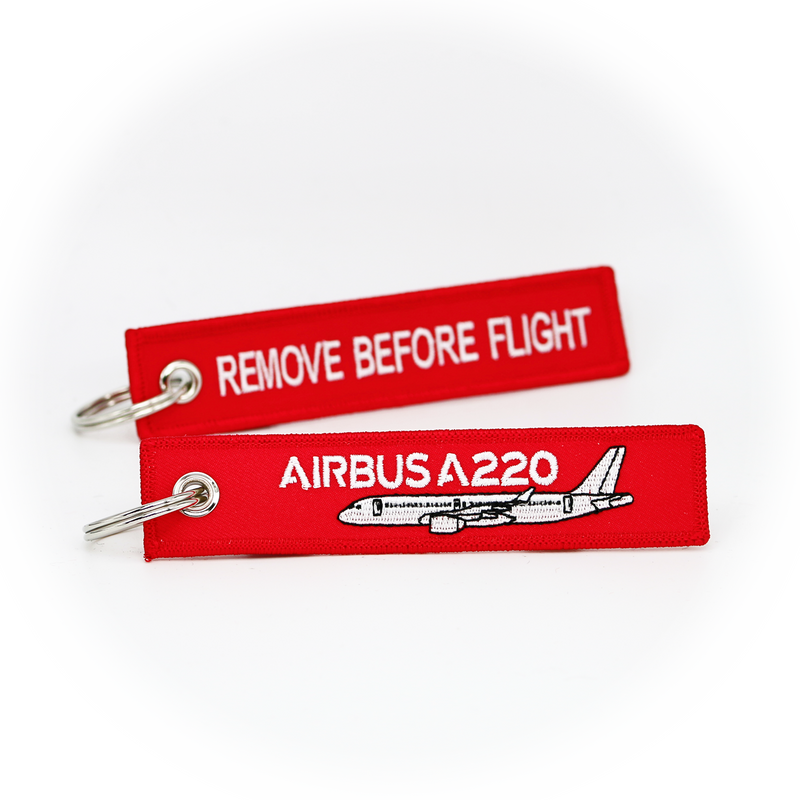 Keyring Airbus A220 / Remove Before Flight
