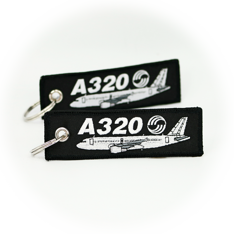 Keyring Airbus A320 (black)