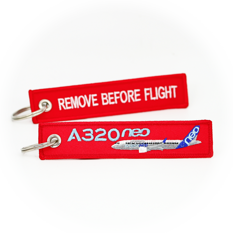 Keyring Airbus A320 NEO / Remove Before Flight