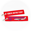 Keyring Airbus A320 (red) / Remove Before Flight