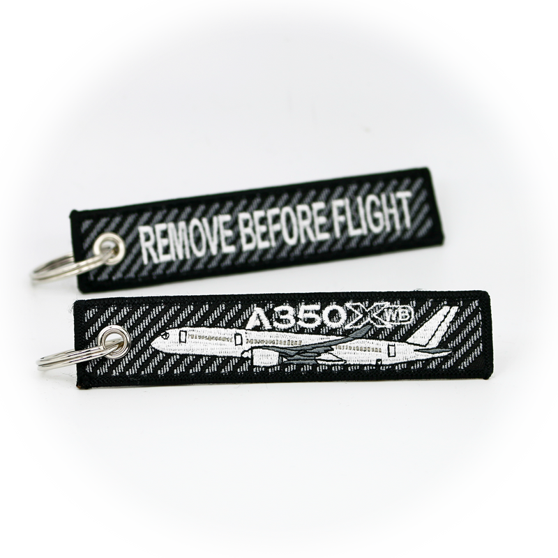 Keyring Airbus A350 CARBON / Remove Before Flight (airplane)