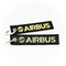 Keyring Airbus (black/gold)