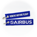 Keyring Airbus / Remove Before Flight (blue)